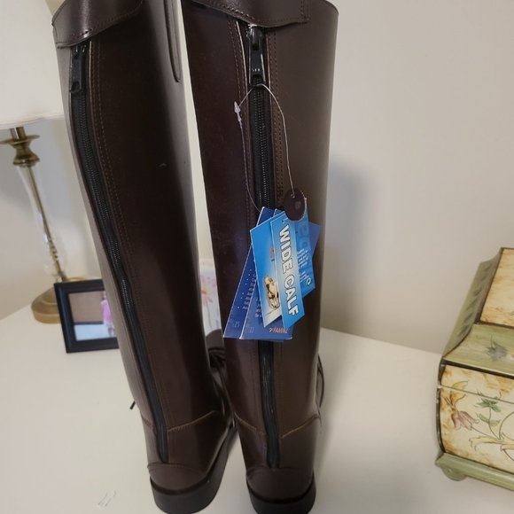 Hipar Leather Dress Riding Boots - Picture 6 of 8